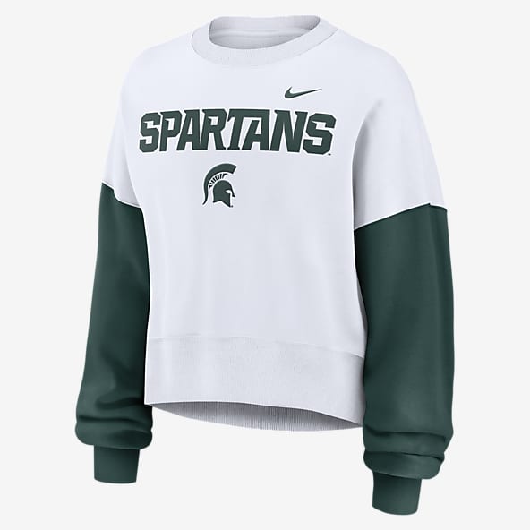Michigan State Men's Nike College Crew-Neck Sweatshirt. Nike.com